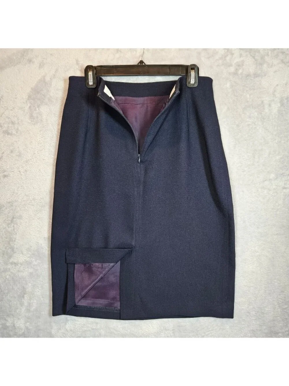 Liz Claiborne blouse skirt set Womens 8 Black Career Business Party Formal Class